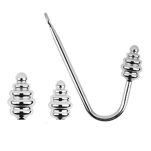 Anal Screw-in Set Hook Ribbed GreatBenefit 8826 0928